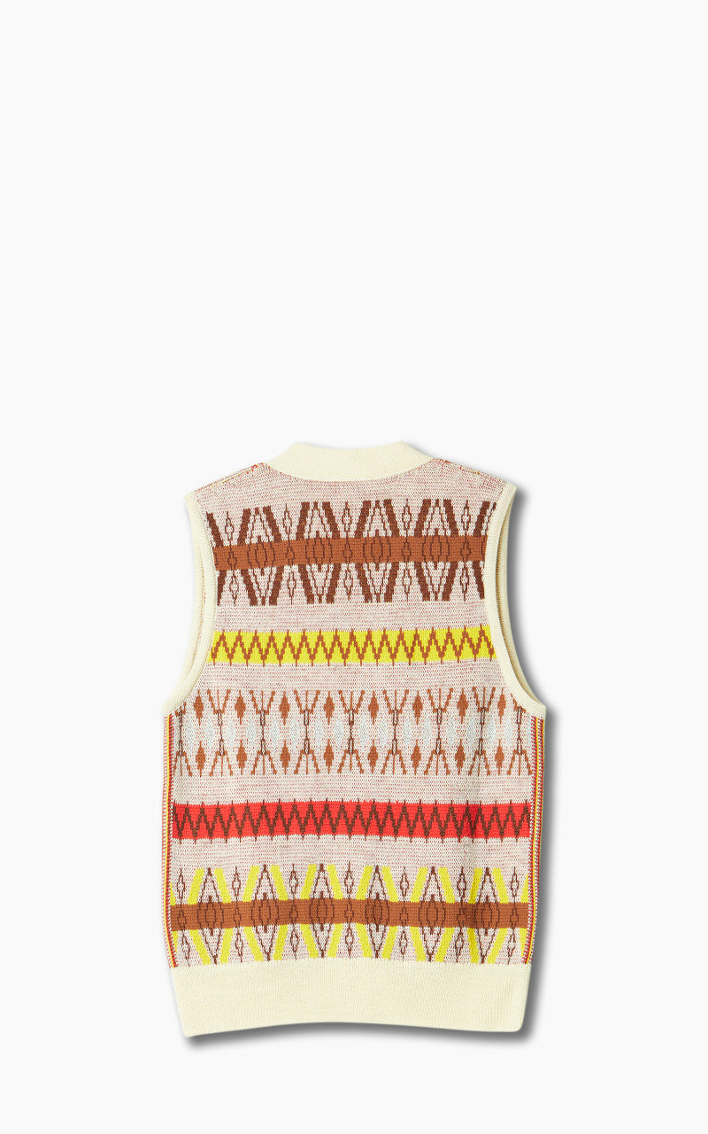 Wales Bonner Orchestra Vest Pale Yellow Multi