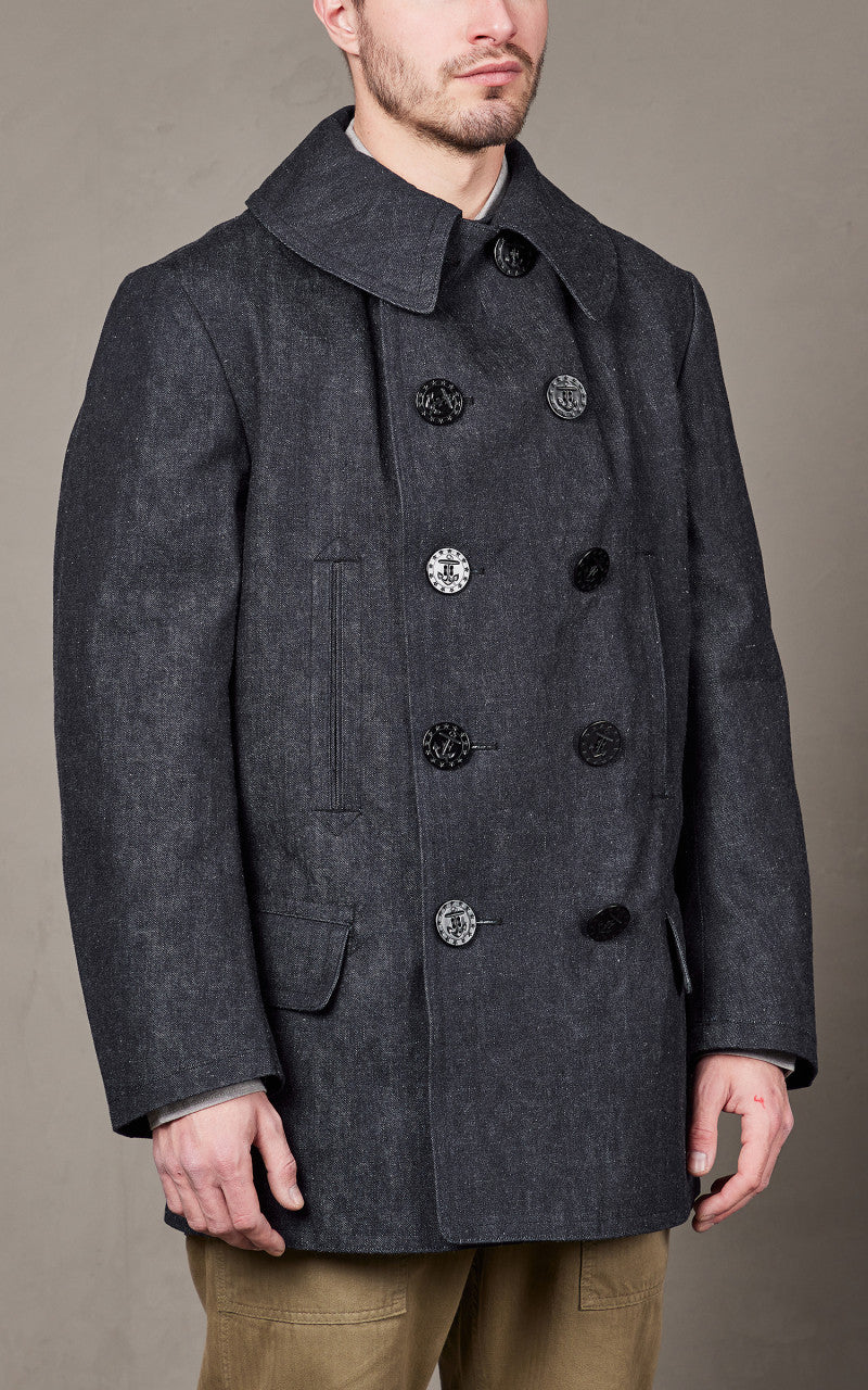 Warehouse & Co. Lot 2205 U.S. Navy 13Stars Pea Coat Indigo