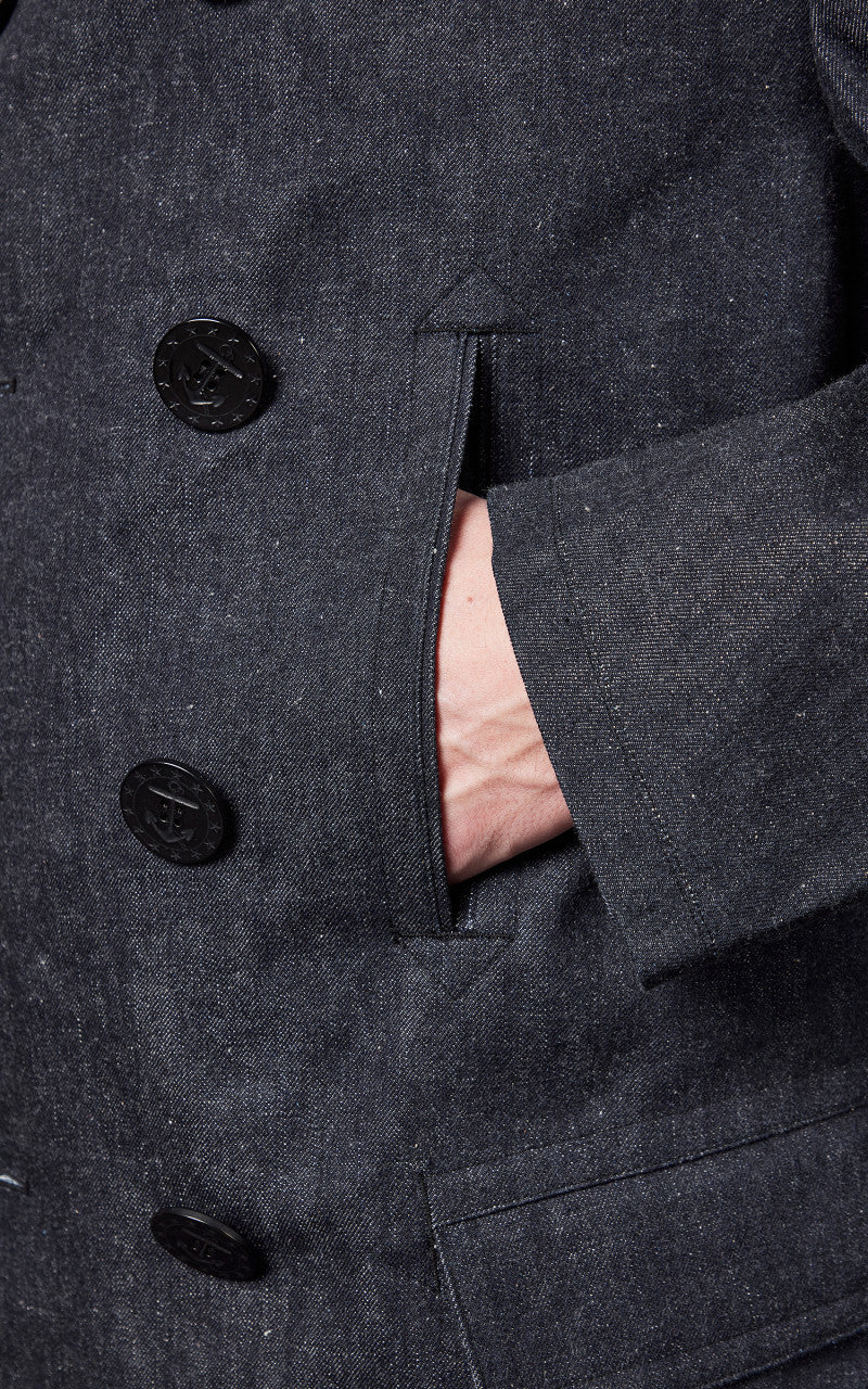 Warehouse & Co. Lot 2205 U.S. Navy 13Stars Pea Coat Indigo