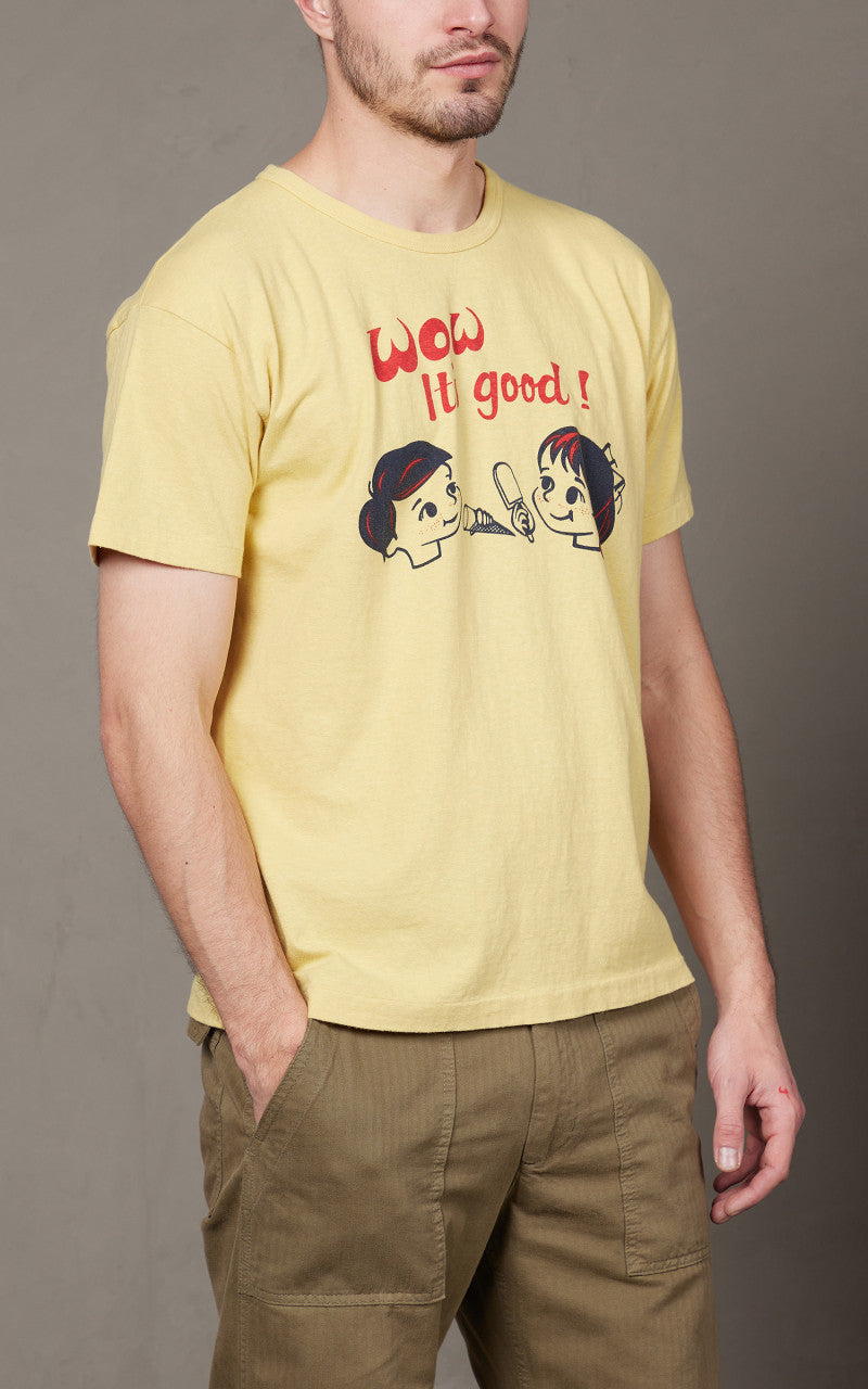 Warehouse & Co. Lot 4064 Jack & Jill T-Shirt Cream Yellow