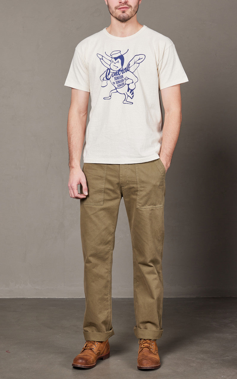 Warehouse & Co. Lot 4064 Central T-Shirt Cream