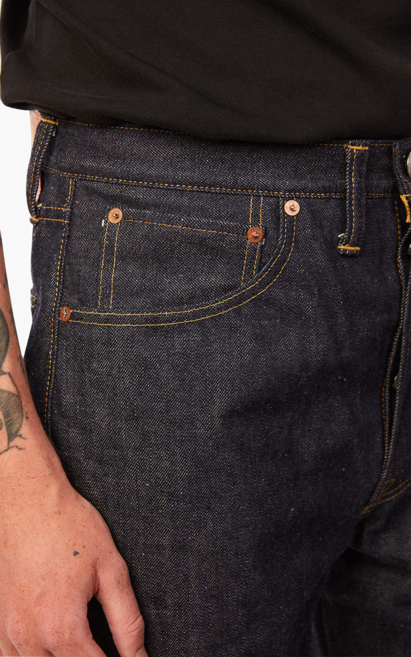 Warehouse & Co. Lot 1001XX 1947 Model Jeans Unwashed Indigo