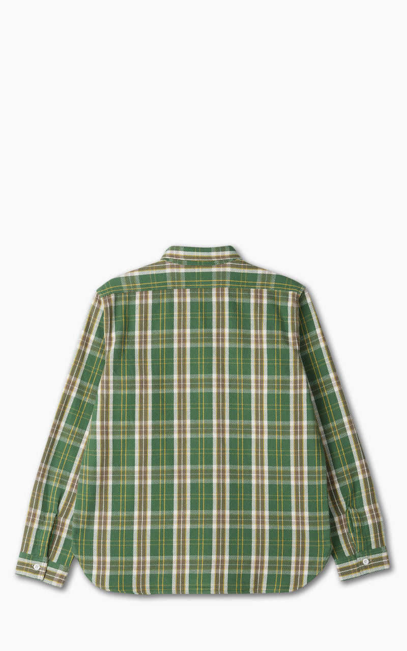Warehouse & Co. Lot 3104 Flannel Shirt O/W Pattern C Green