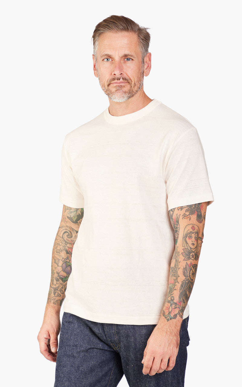 Warehouse & Co. Lot 4601 Plain T-Shirt Offwhite