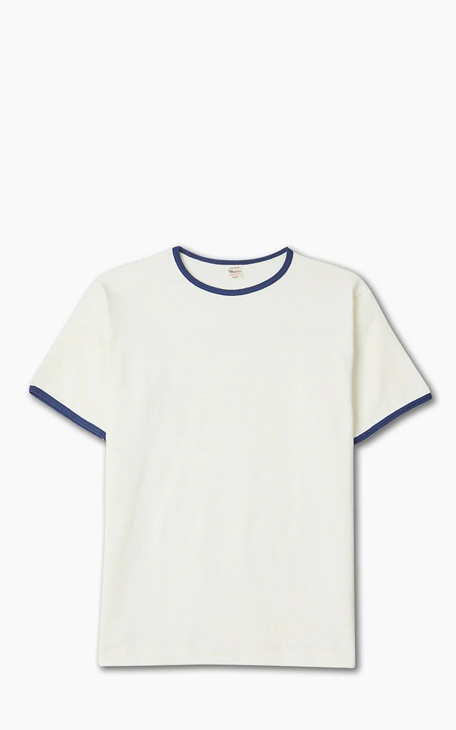 Warehouse & Co. Lot 4059 Ringer Tee No Print Cream/Navy