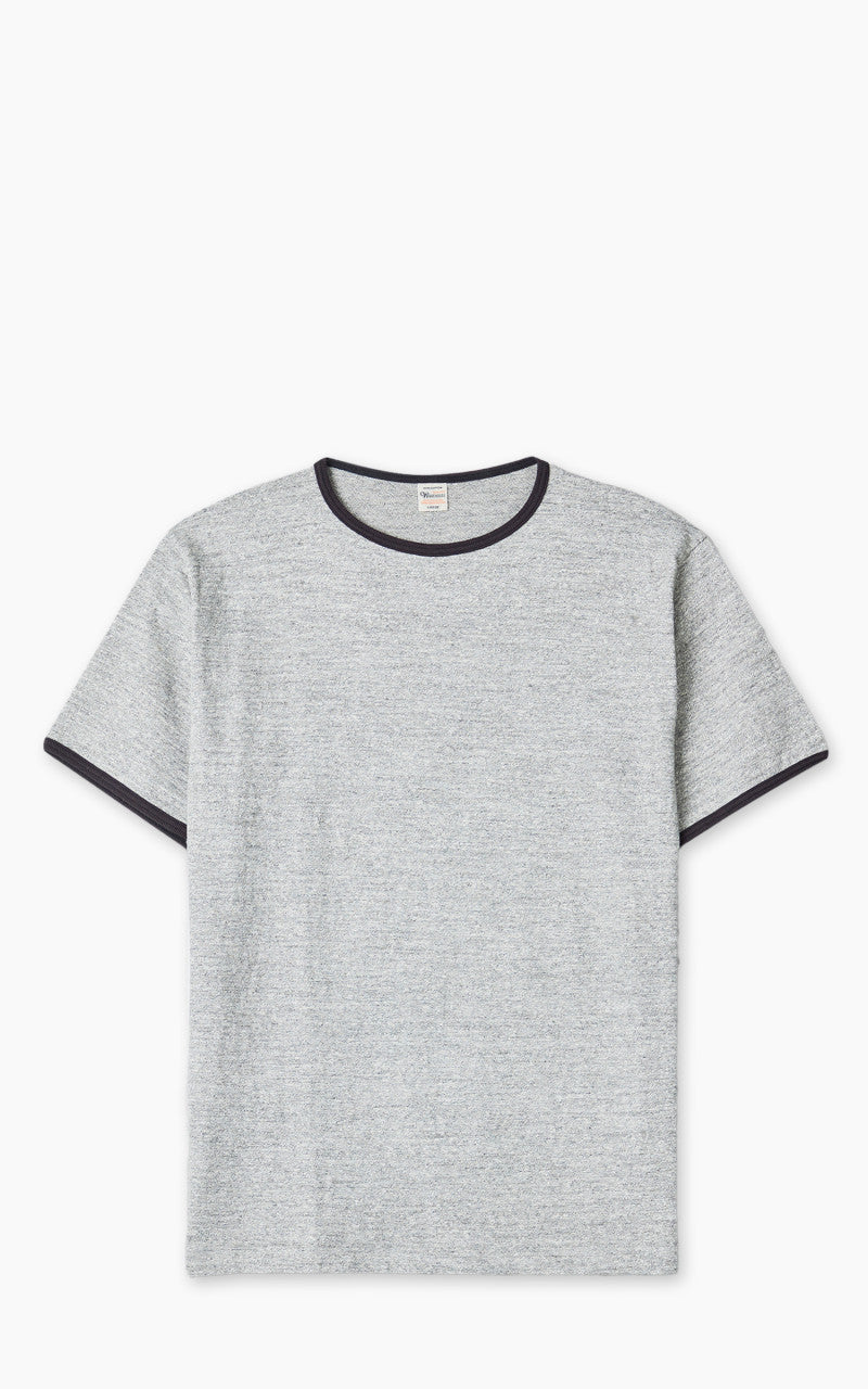 Warehouse & Co. Lot 4059 Ringer Tee No Print Heather Grey/Sumikuro