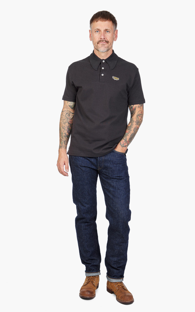 Warehouse & Co. Lot 4090 Pique Polo Shirt Jaguar Black