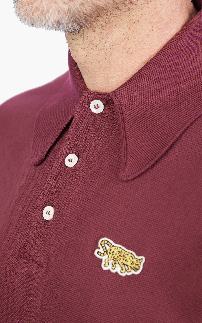 Warehouse & Co. Lot 4090 Pique Polo Shirt Jaguar Bordeaux