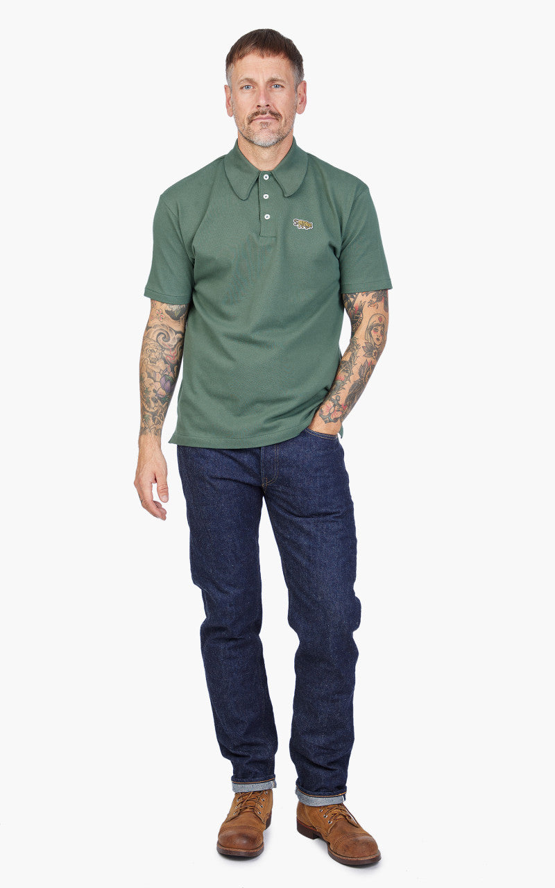 Warehouse & Co. Lot 4090 Pique Polo Shirt Jaguar Green