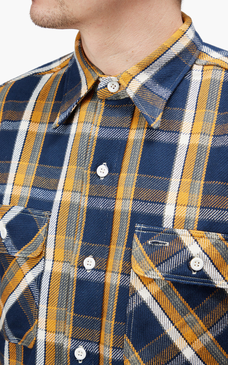 Warehouse & Co. 3104 Flannel Shirt Navy