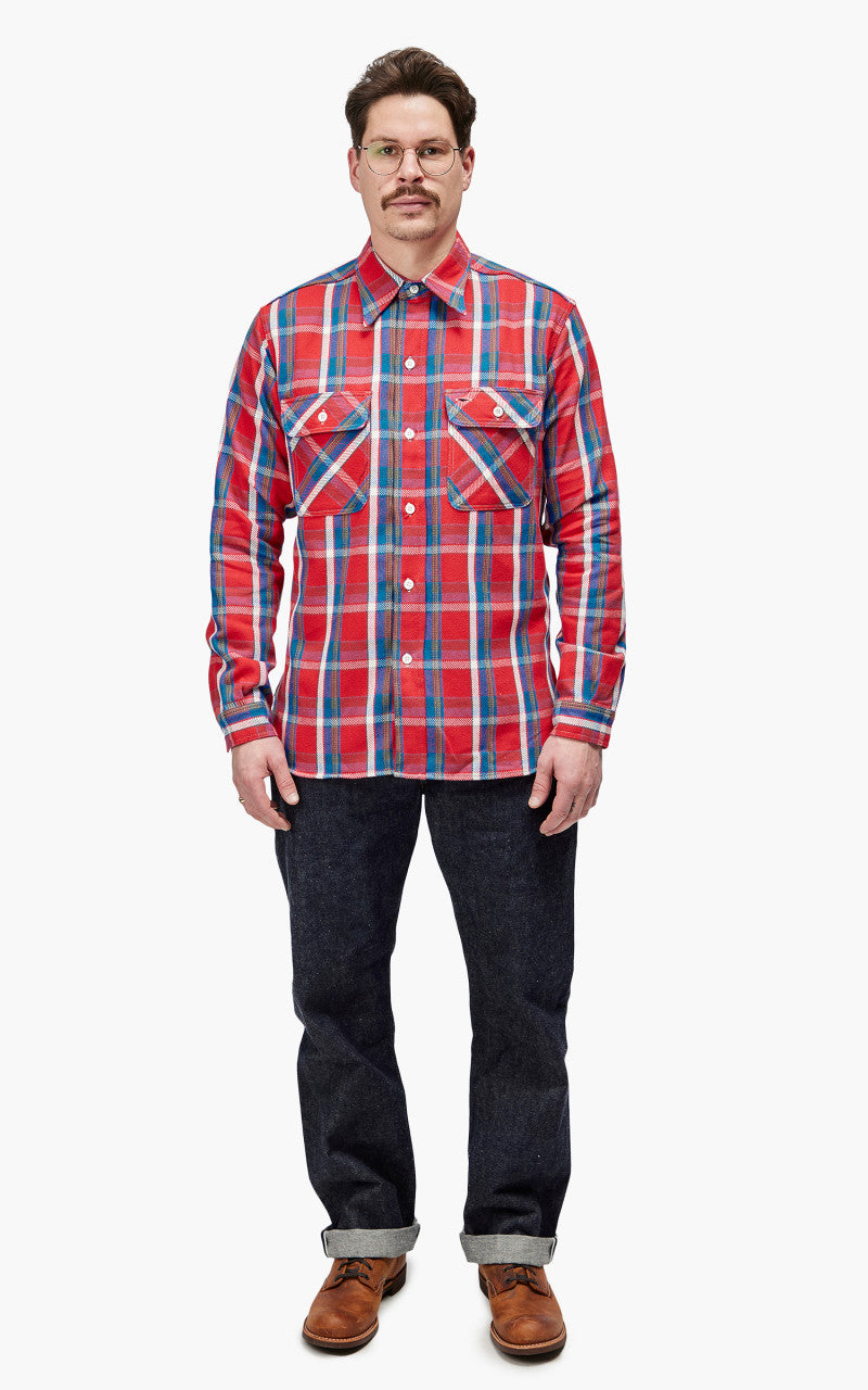 Warehouse & Co. 3104 Flannel Shirt Red