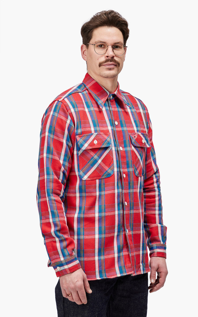 Warehouse & Co. 3104 Flannel Shirt Red