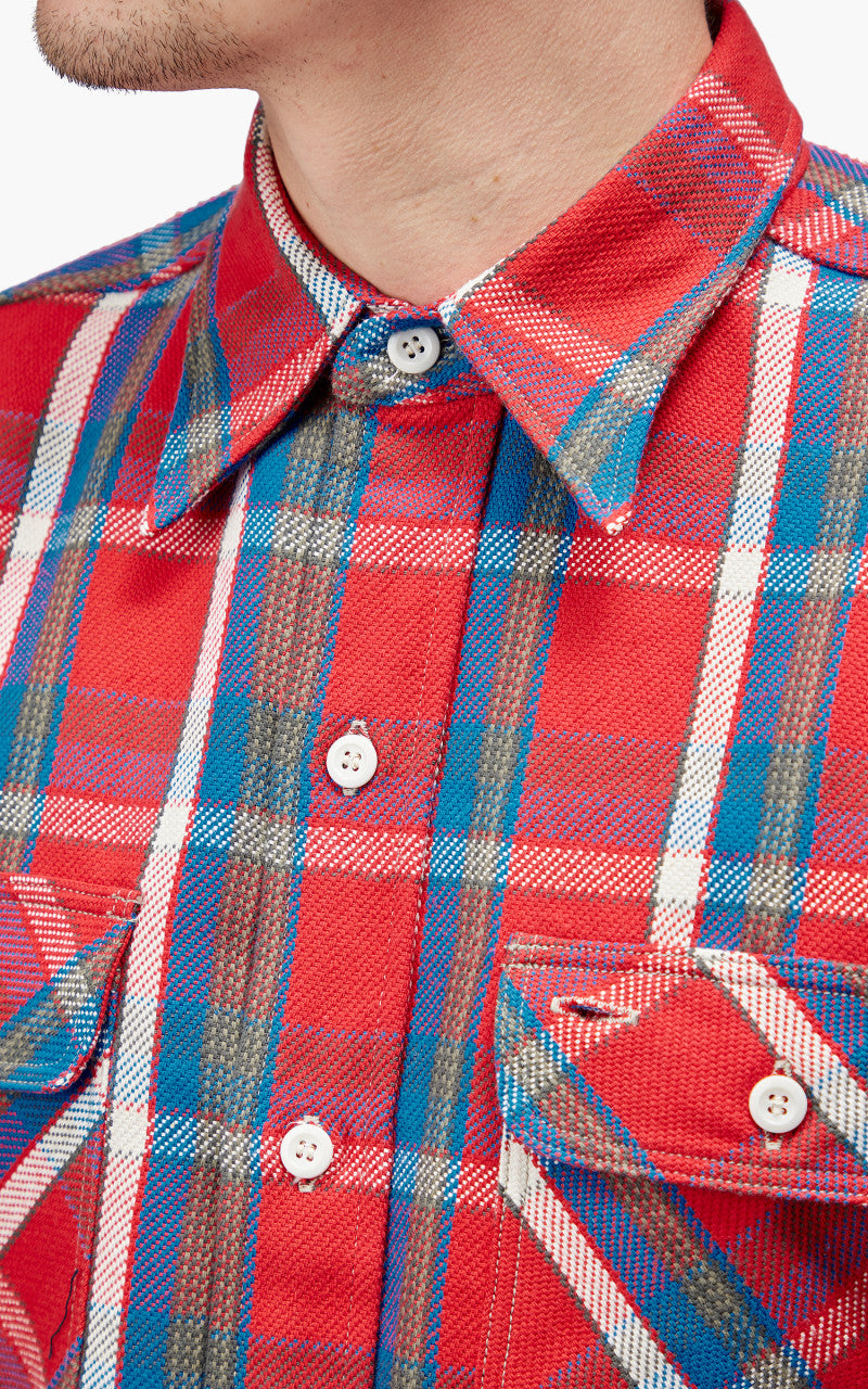 Warehouse & Co. 3104 Flannel Shirt Red