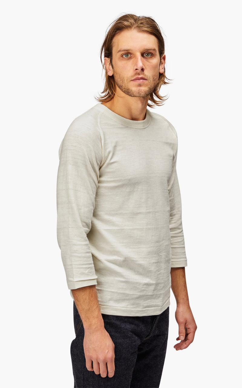 Warehouse & Co. Lot 4049 Three Quarter Freedom T-Shirt Cream