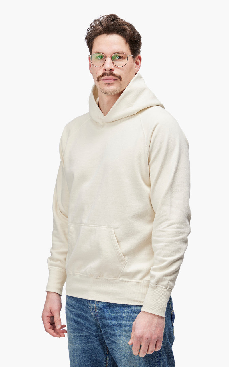 Warehouse & Co. 462 No Print Hoodie Cream
