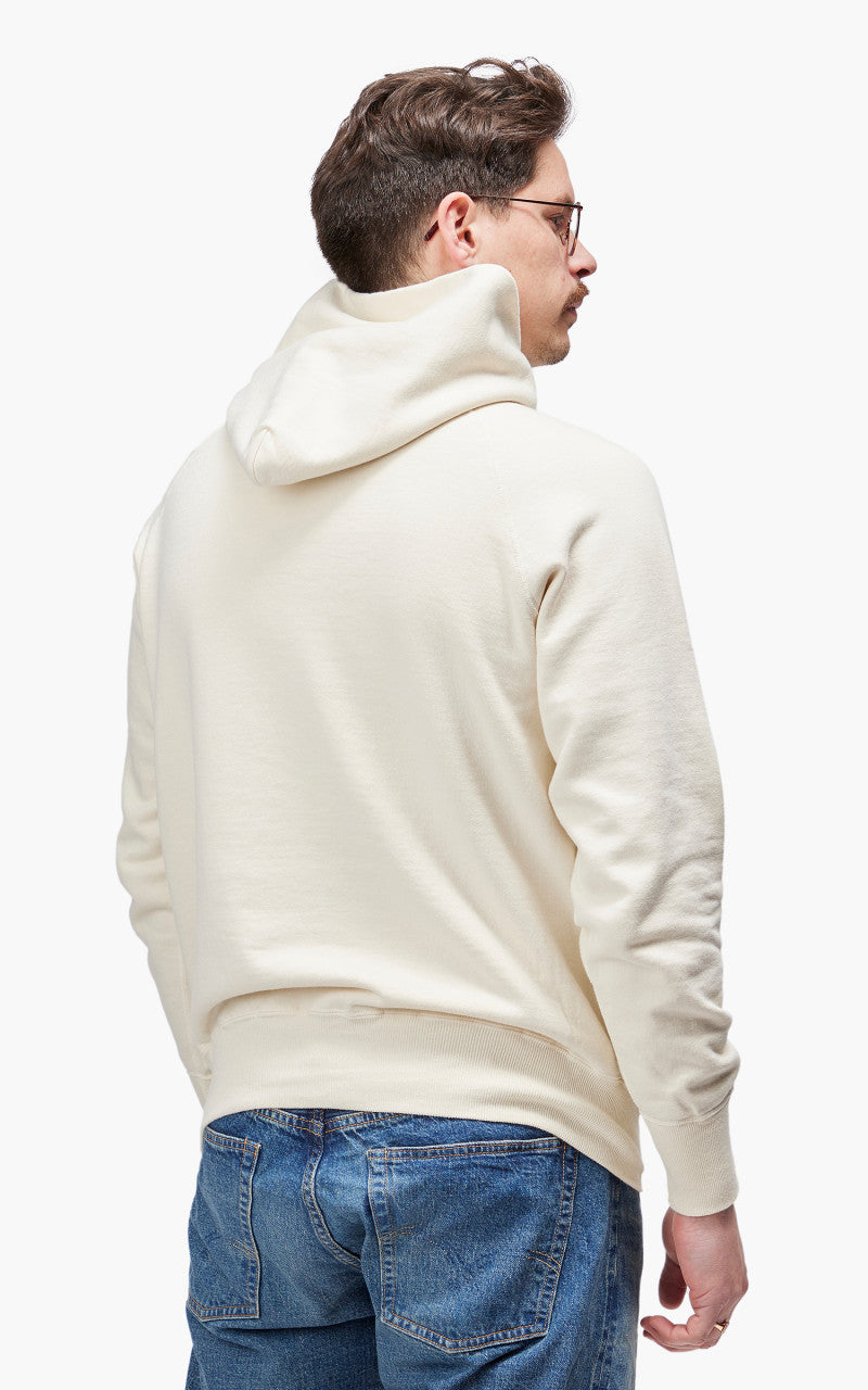 Warehouse & Co. 462 No Print Hoodie Cream