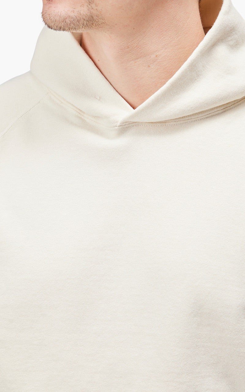 Warehouse & Co. 462 No Print Hoodie Cream