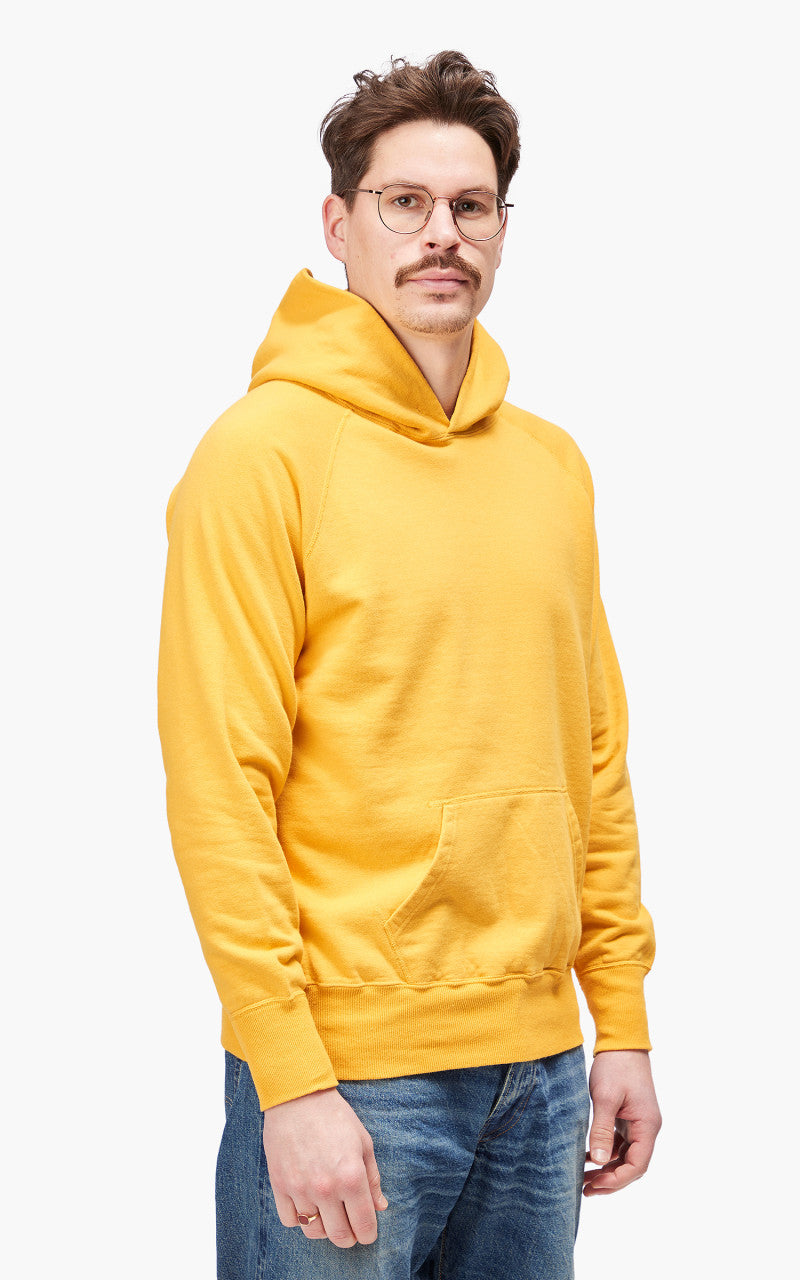 Warehouse & Co. 462 No Print Hoodie Yellow