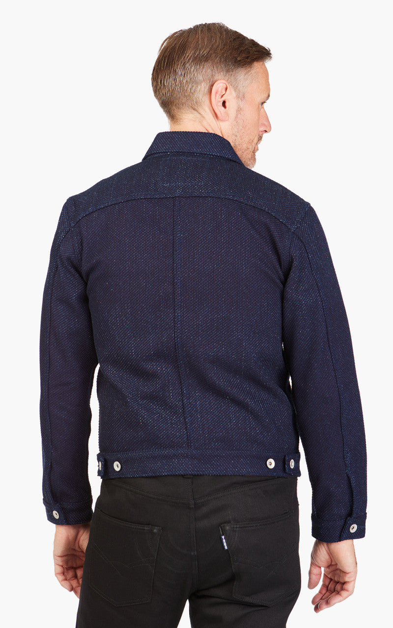 Wingman Denim Sashiko Jacket Indigo 12.5oz