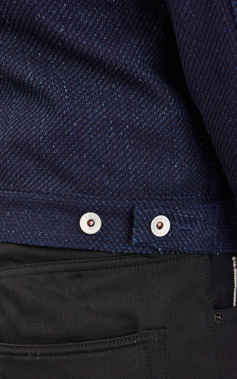 Wingman Denim Sashiko Jacket Indigo 12.5oz