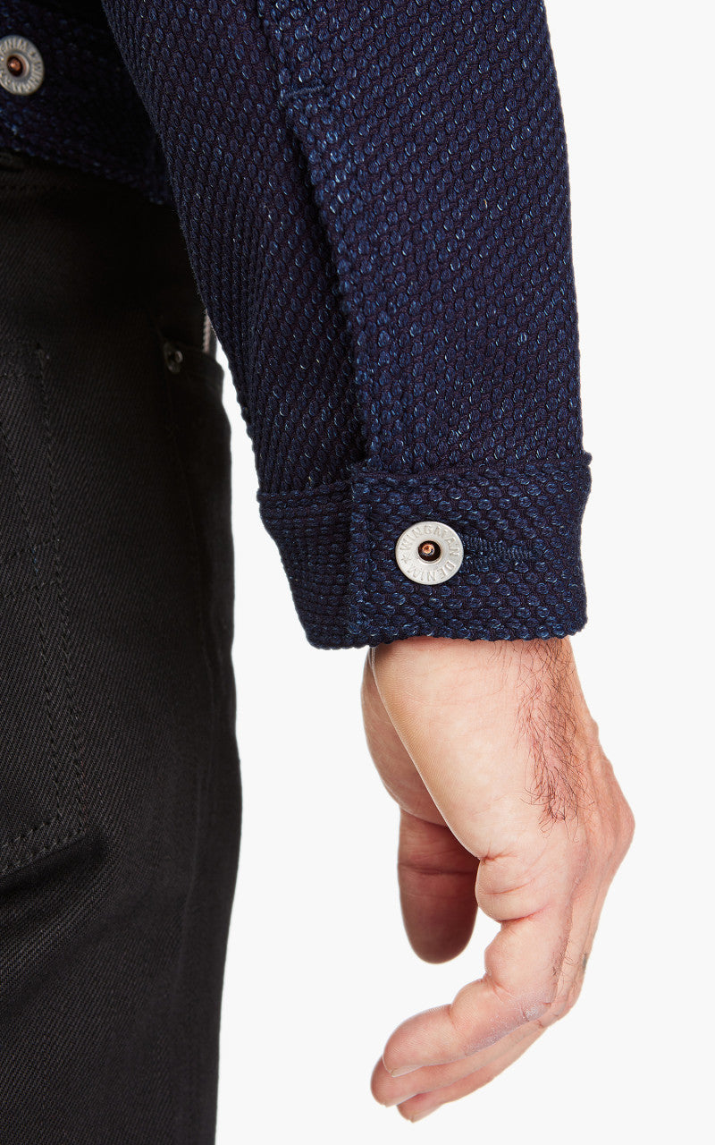 Wingman Denim Sashiko Jacket Indigo 12.5oz