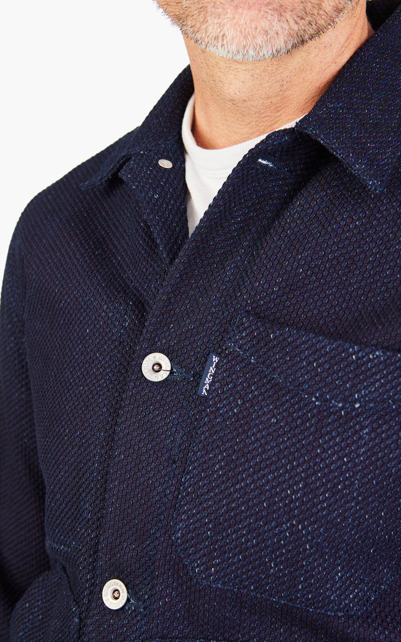 Wingman Denim Sashiko Jacket Indigo 12.5oz