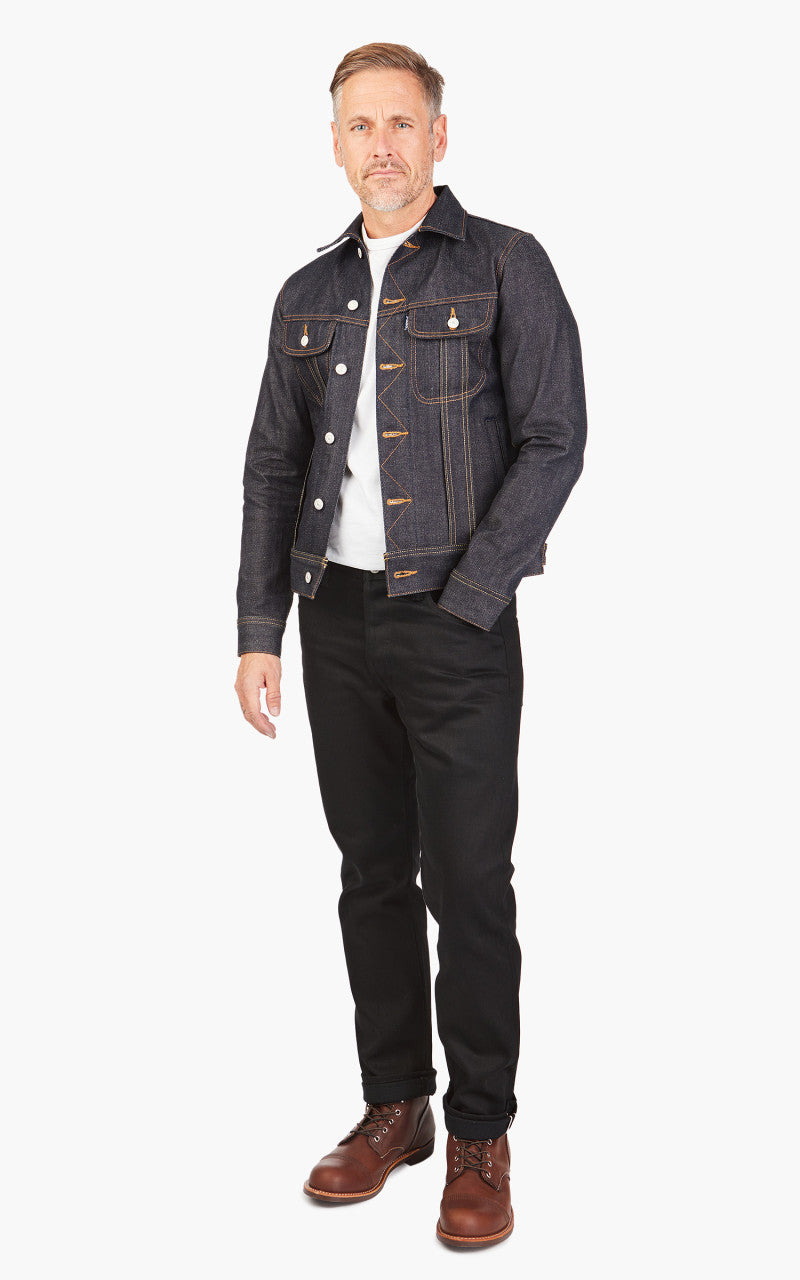 Wingman Denim Rider Jacket Selvedge Indigo 14oz