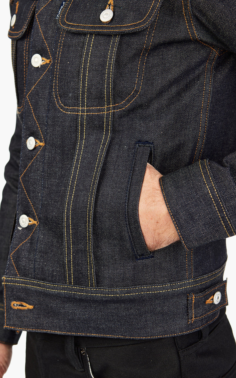Wingman Denim Rider Jacket Selvedge Indigo 14oz