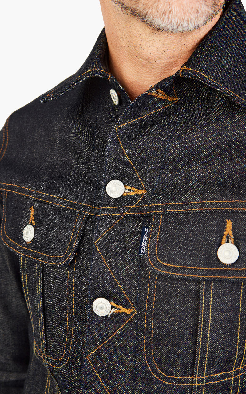 Wingman Denim Rider Jacket Selvedge Indigo 14oz
