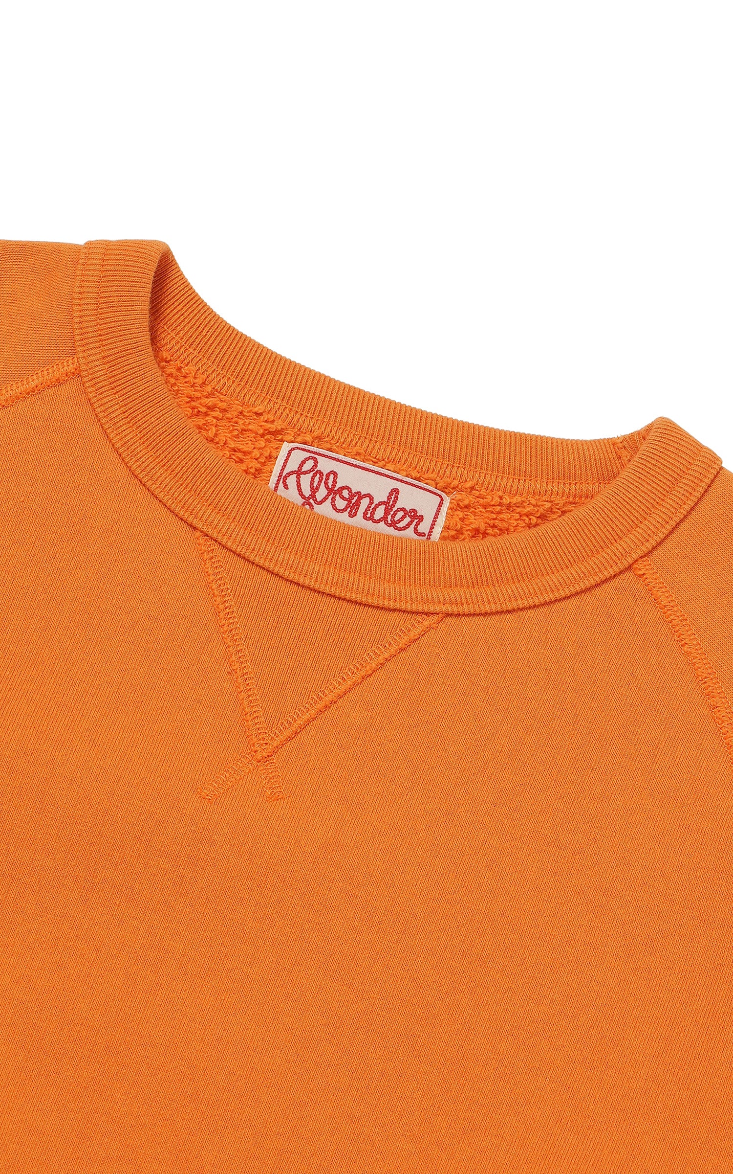 Wonder Looper Pullover Crewneck Super Looper French Terry Orange