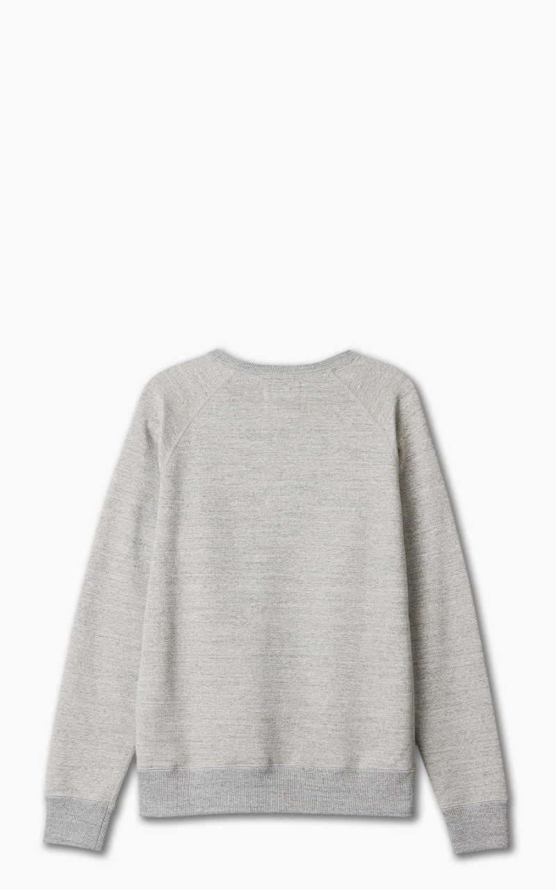 Wonder Looper Pullover Crewneck Fleeced Fox Fiber Heather Grey