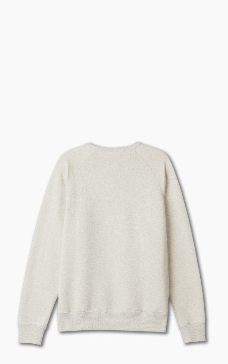 Wonder Looper Pullover Crewneck Fleeced Foxfibre® Oatmeal