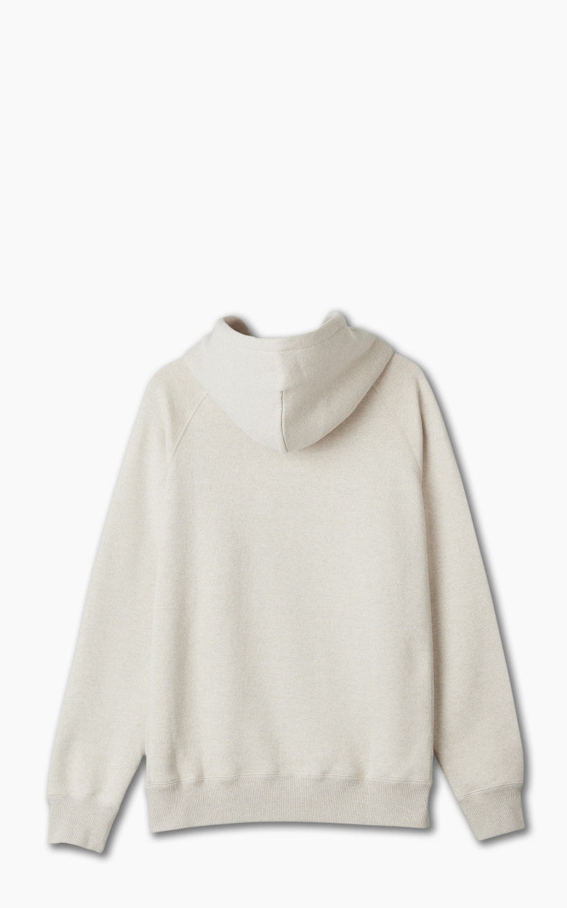 Wonder Looper Pullover Hoodie Fleeced Foxfibre® Oatmeal
