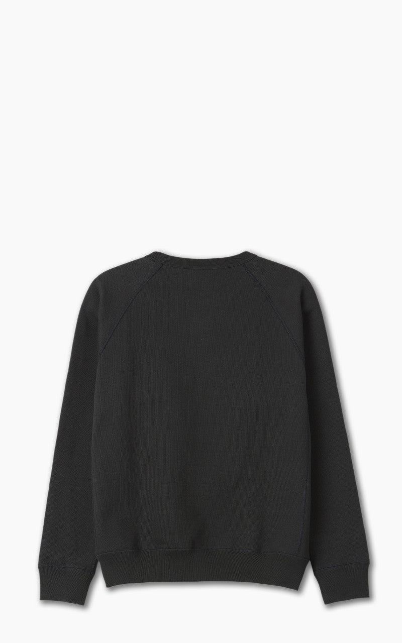 Wonder Looper Pullover Crewneck Double Heavyweight French Terry Sumi Black