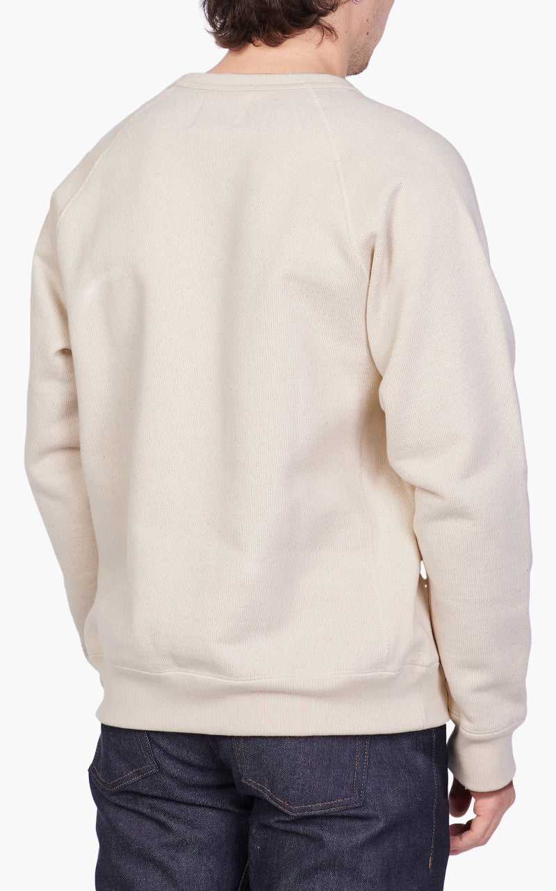 Wonder Looper Pullover Crewneck Double Heavyweight French Terry Ecru