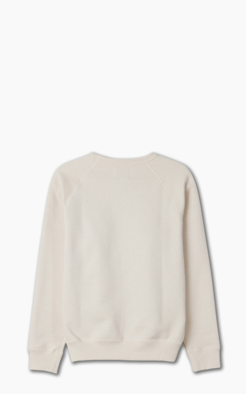 Wonder Looper Pullover Crewneck Double Heavyweight French Terry Ecru