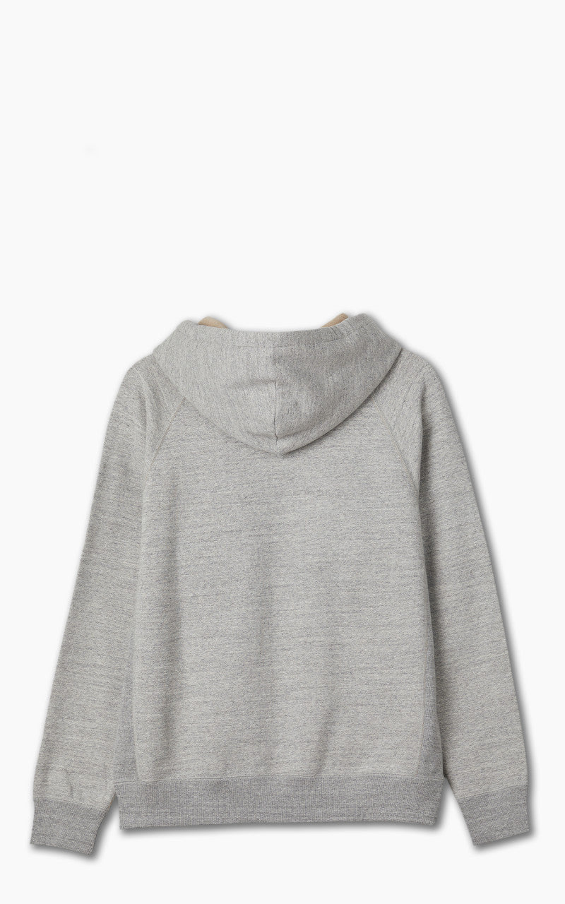 Wonder Looper Zip Hoodie Fleeced Foxfibre® Heather Grey