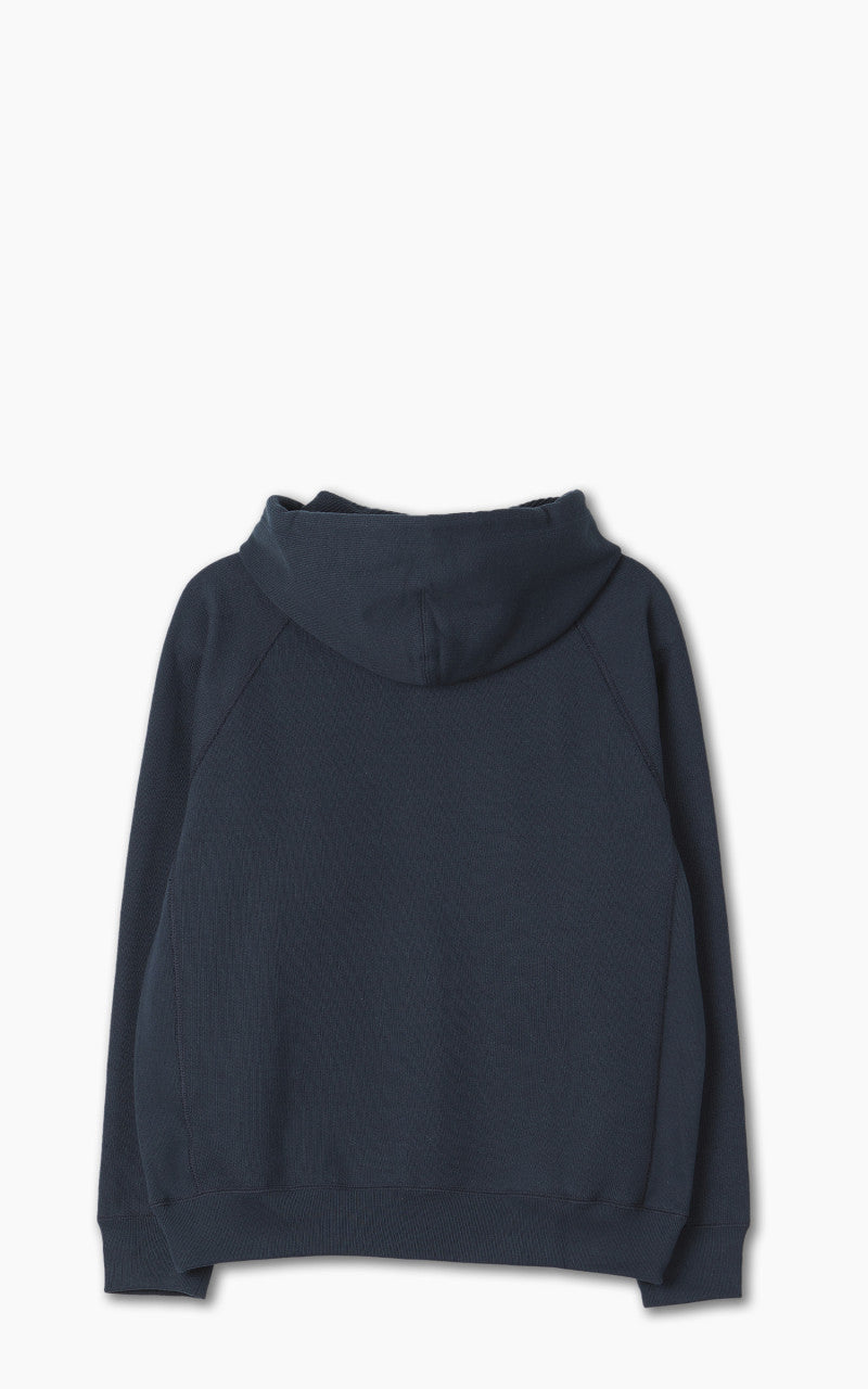 Wonder Looper Zip Hoodie Double Heavyweight French Terry Navy