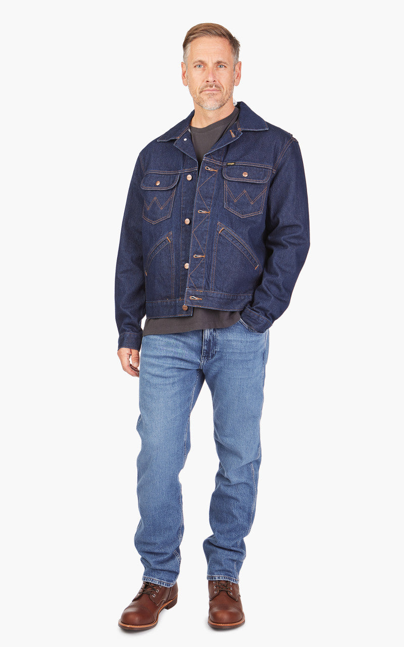Wrangler Indigood Icons 124MJ Western Jacket Rinse