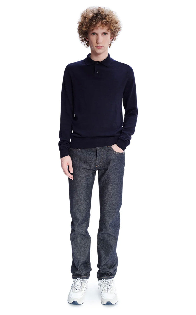 A.P.C. Jerry Polo Shirt Dark Navy