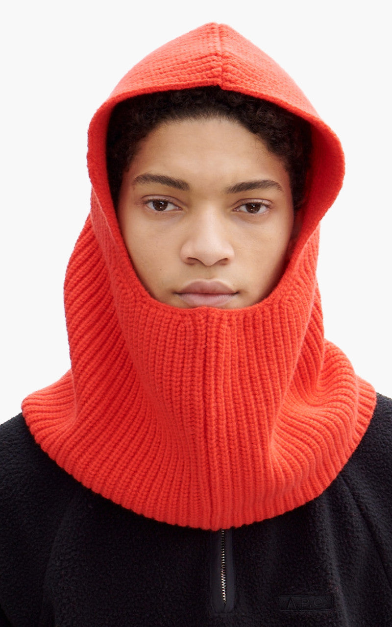 A.P.C. Cagoule Sacha Ski Mask Rouge