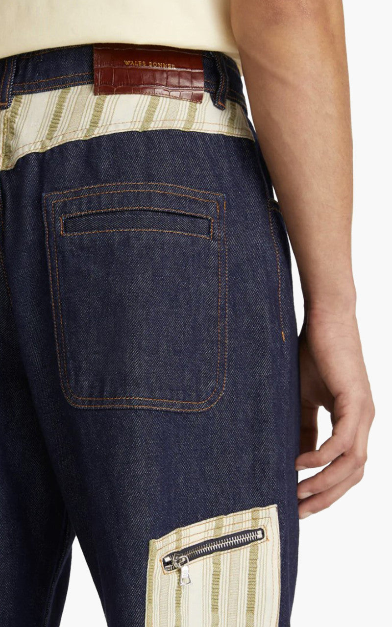 Wales Bonner Miles Jeans Blue Multi