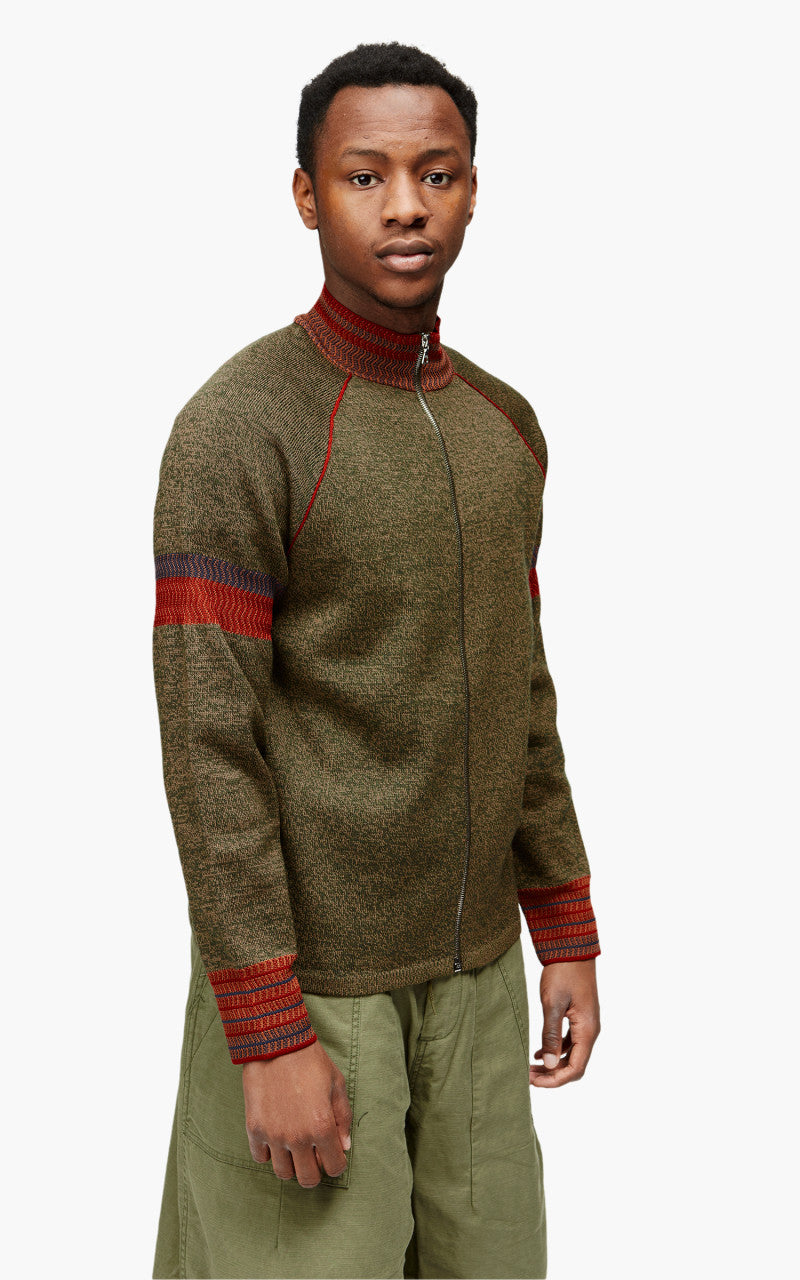 Wales Bonner Fusion Zip Up Khaki