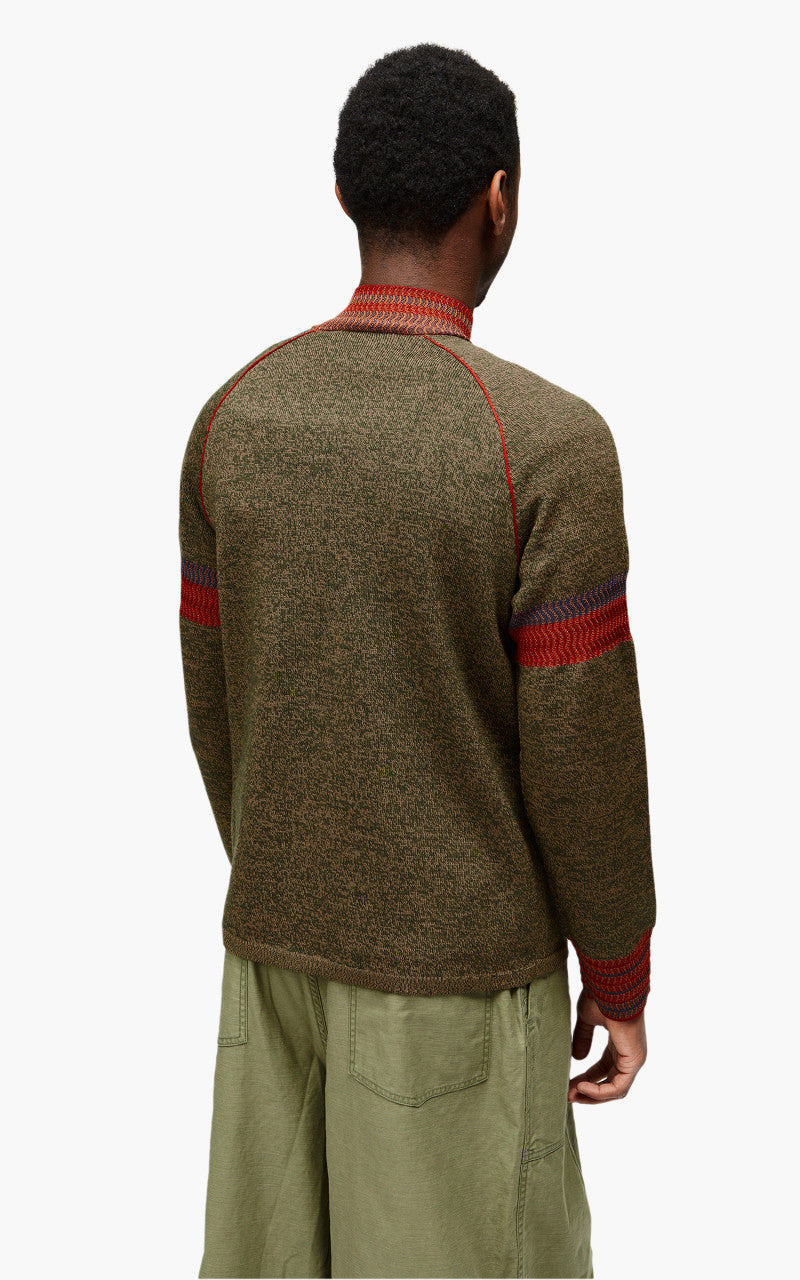 Wales Bonner Fusion Zip Up Khaki