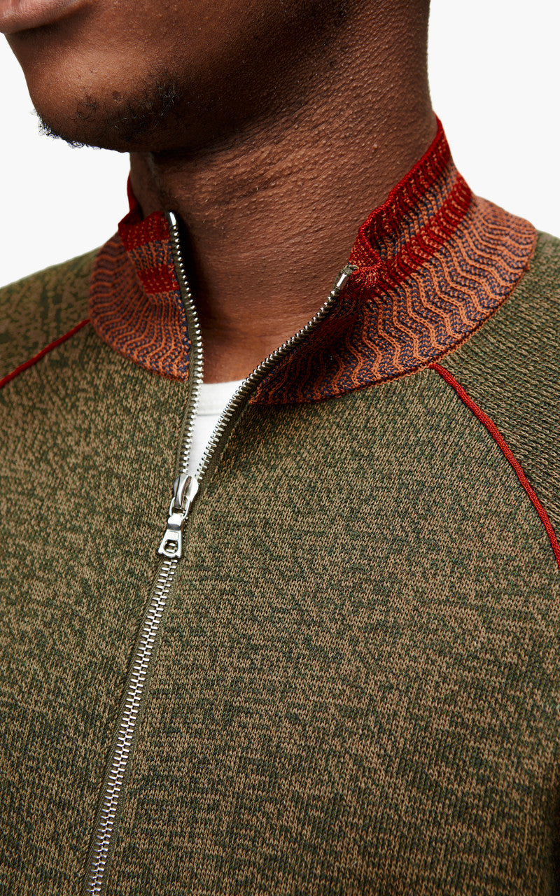 Wales Bonner Fusion Zip Up Khaki