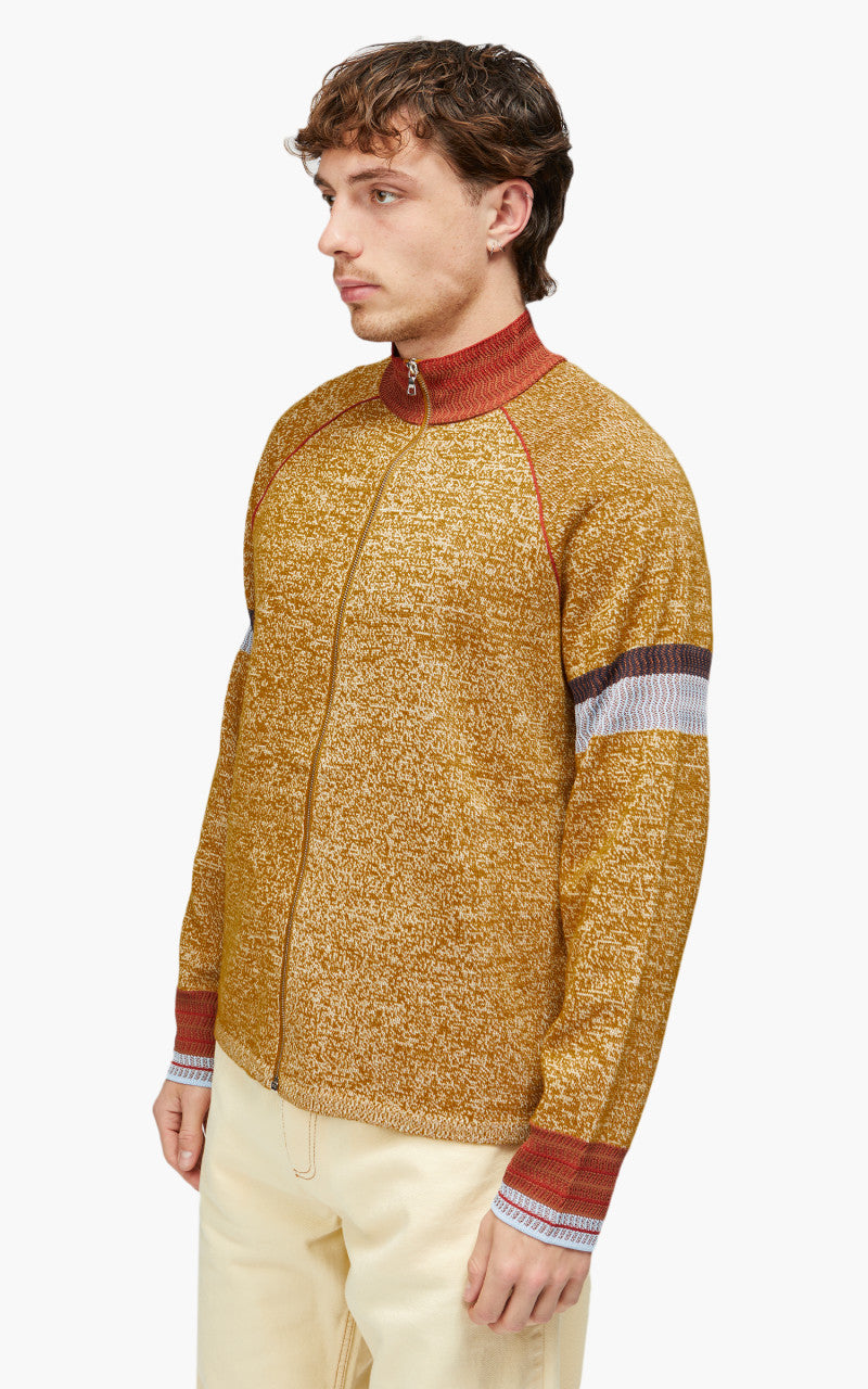 Wales Bonner Golden Zip Up Gold