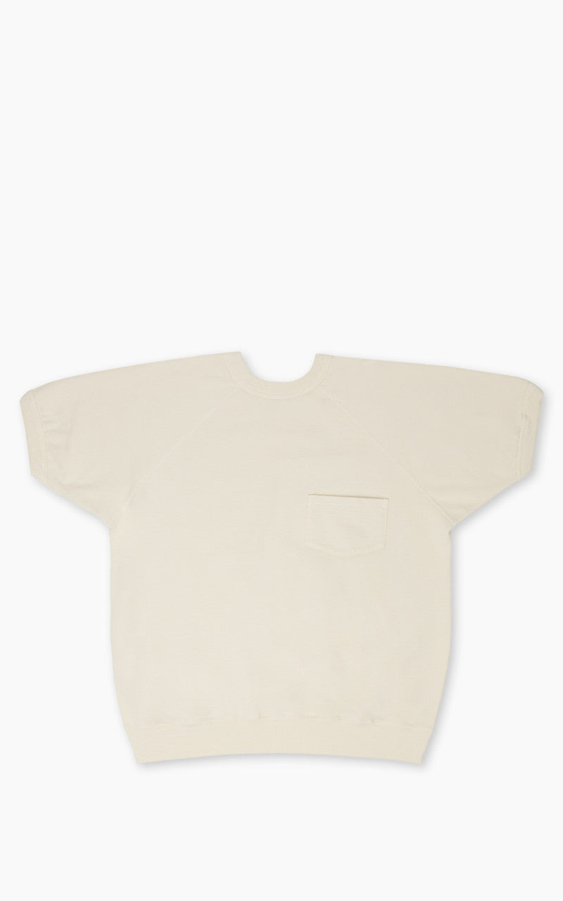 Warehouse & Co. Lot 4105 Short Sleeve Pocket Sweatshirt Cream
