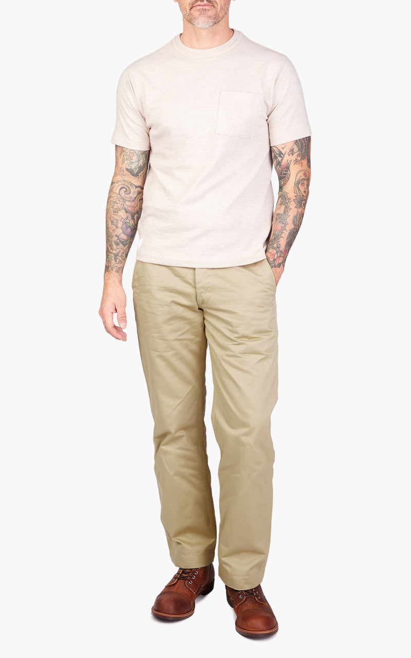Warehouse & Co. 4601 Pocket T-Shirt Oatmeal
