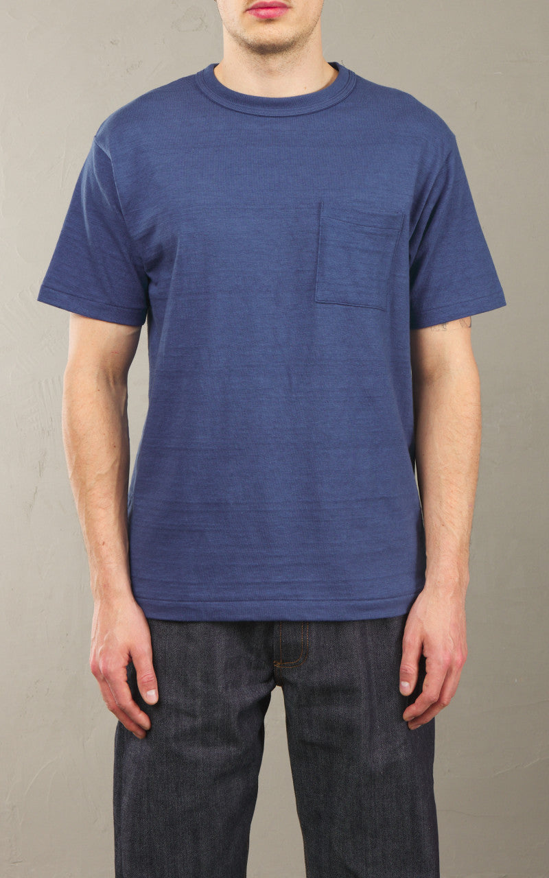 Warehouse & Co. Lot 4601 Pocket T-Shirt Faded Blue