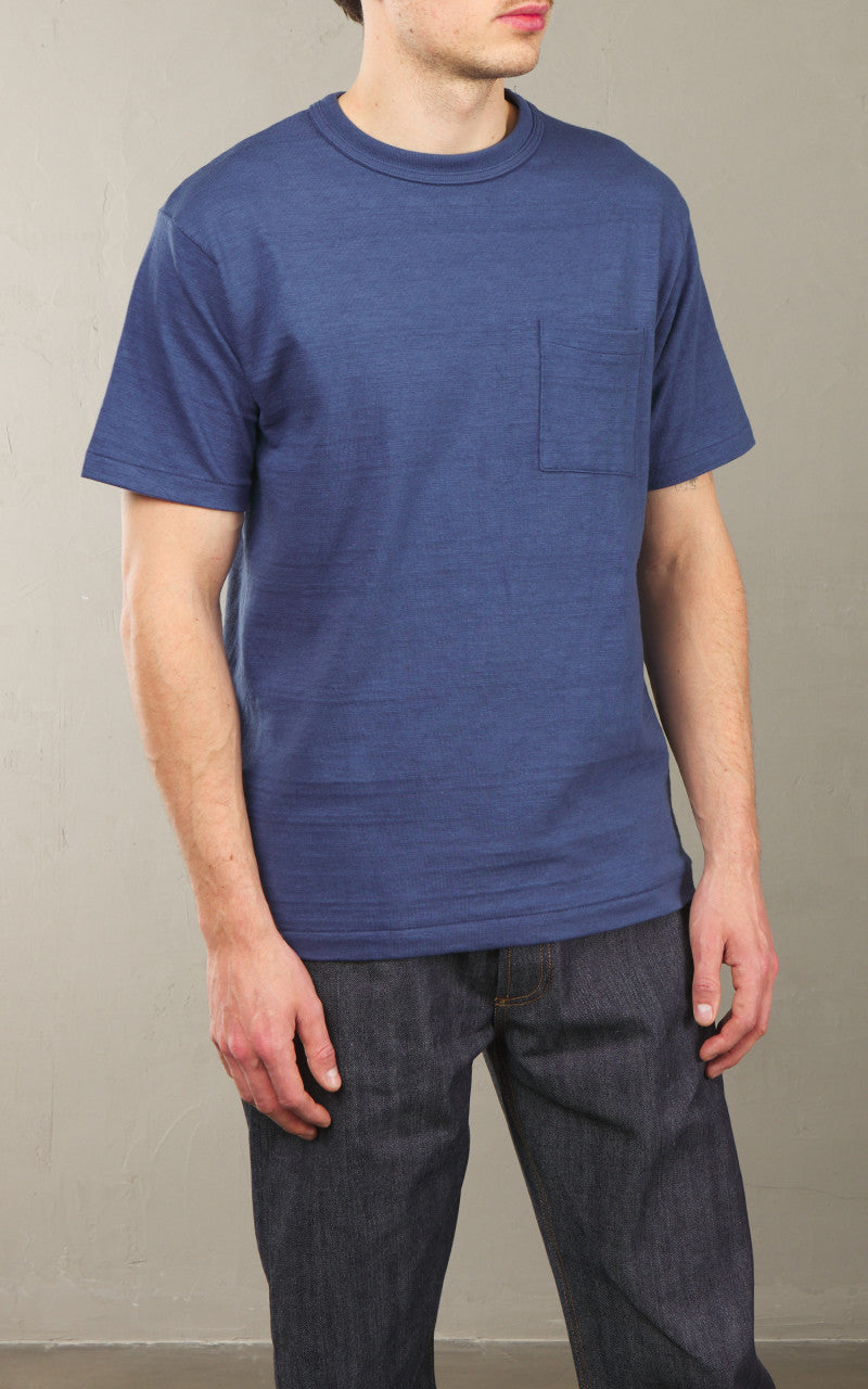 Warehouse & Co. Lot 4601 Pocket T-Shirt Faded Blue